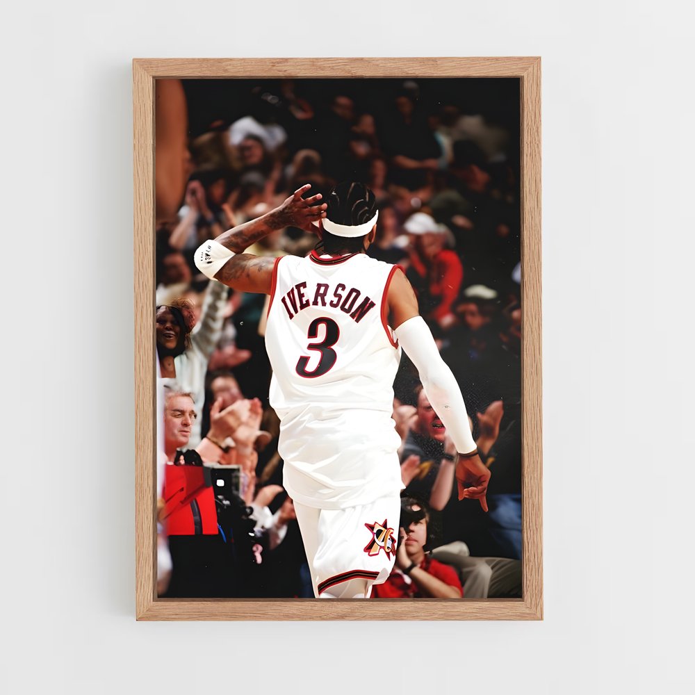 Poster Air Iverson Flight – affiche Basketball (vue 4)
